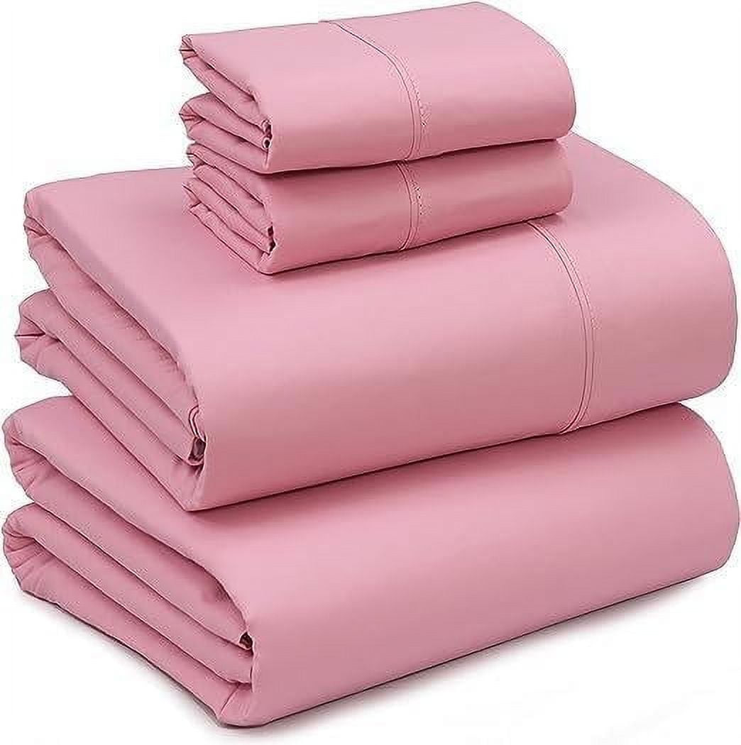 Ruvanti California King Sheet Sets Luxurious Silky Soft Microfiber