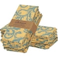 thumbnail image 1 of Ruvanti Cloth Napkins Set of 12 Cotton 100%, 18x18 inches Napkins Cloth Washable, Soft, Absorbent. Cotton Napkins for Parties, Christmas, Thanksgiving, Weddings, Dinner Napkins Cloth - Vine Spirals, 1 of 9