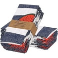 thumbnail image 1 of Ruvanti Cloth Napkins Set of 12 Cotton 100%, 18x18 inches Napkins Cloth Washable, Soft, Absorbent. Cotton Napkins for Parties, Christmas, Thanksgiving, Weddings, Dinner Napkins Cloth - Watermelon, 1 of 9