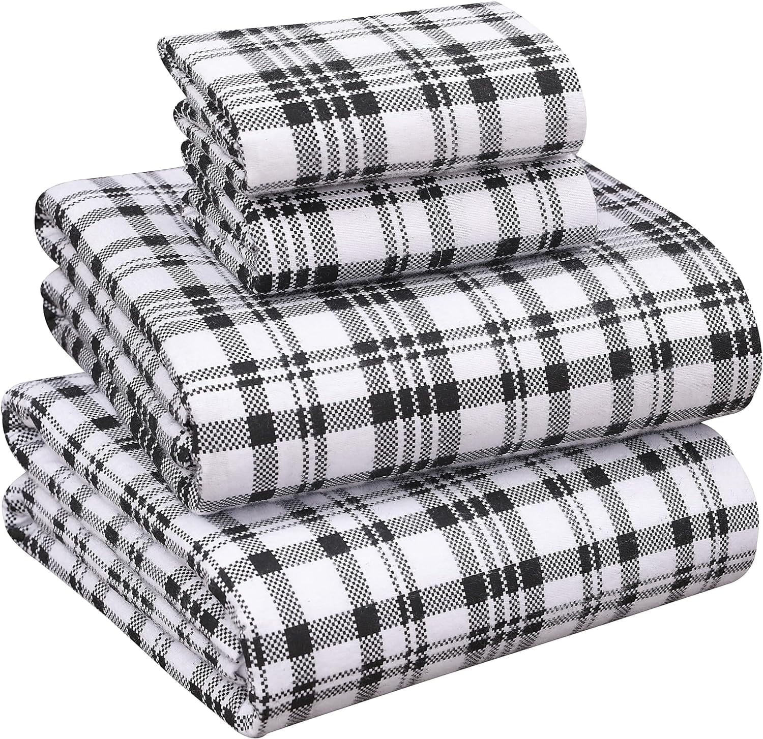 Homebound Flannel Sheet Set NEW IN BAG Classic Plaid on sale Queen Size