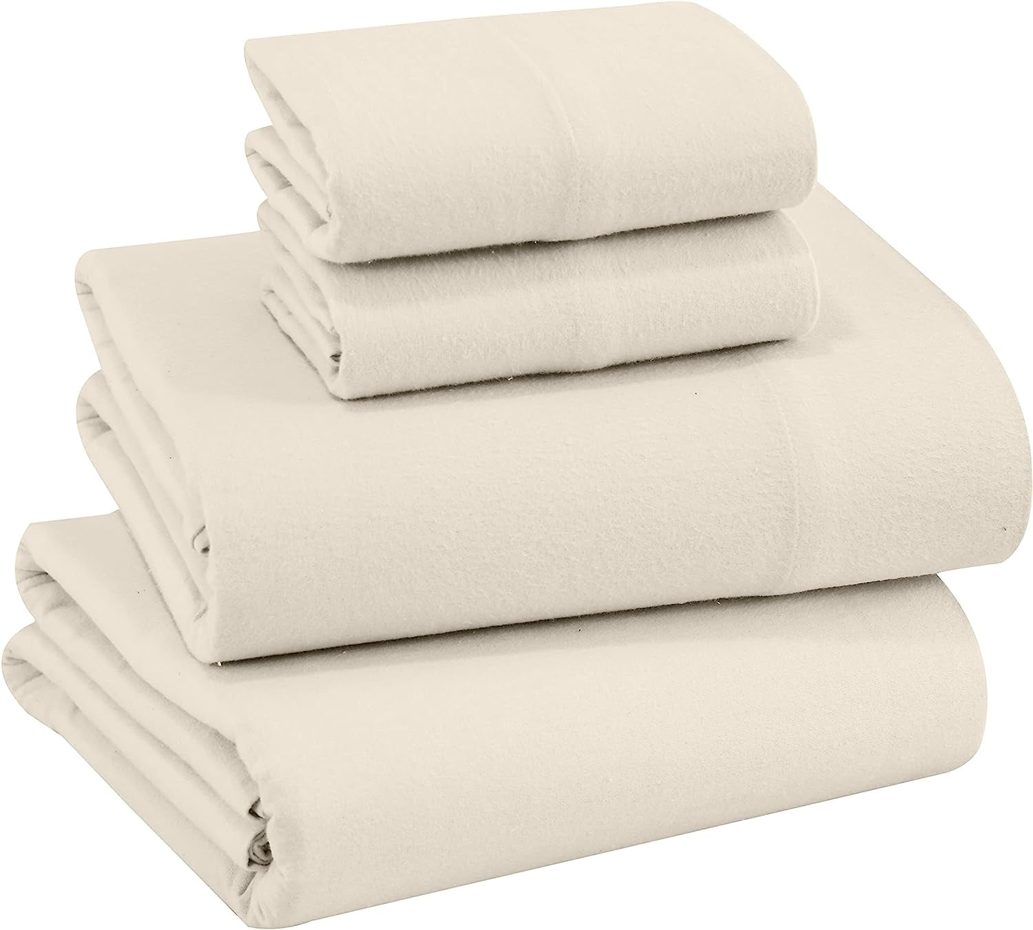 Ruvanti Flannel Sheets King Size 100 Cotton Brushed Flannel Bed