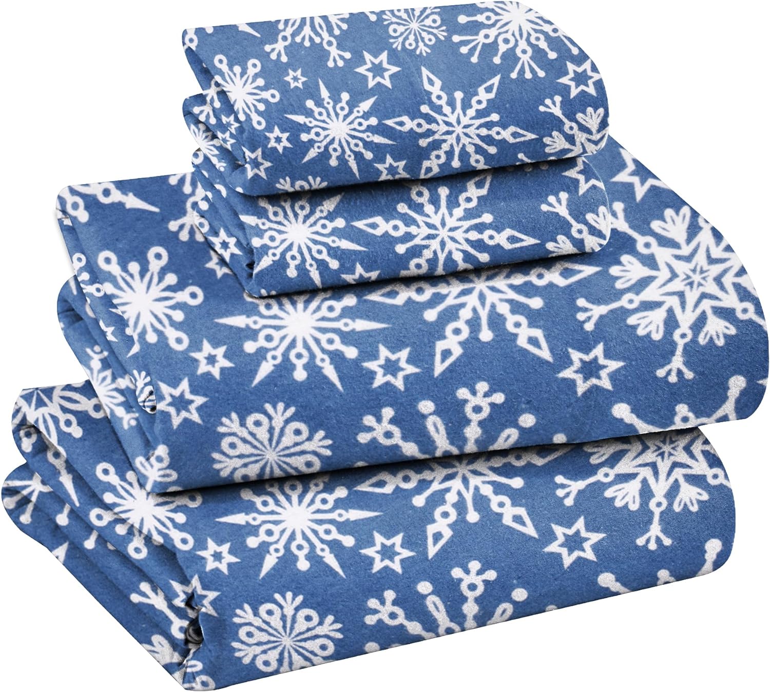 Ruvanti Flannel Sheets King Size 100 Cotton Brushed Bed Sheet Sets