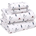 Ruvanti Flannel Sheets Queen Size 100 Cotton Brushed Flannel Bed