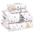 Ruvanti 100 Cotton Flannel Queen Size Sheet Sets Deep Pockets