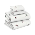 thumbnail image 1 of Ruvanti Flannel Sheets Queen Size - 100% Cotton Brushed Flannel Bed Sheet Sets - Deep Pockets 16 inches (Fits up to 18") - All Seasons Breathable & Super Soft - Warm & Cozy - 4 Pcs - Grey Buds, 1 of 9