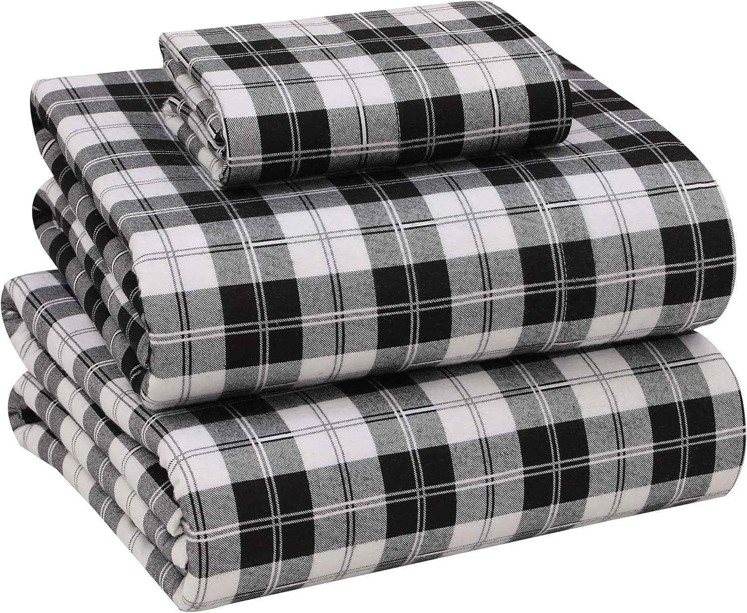 Ruvanti Flannel Sheets Twin XL Size 100 Cotton Brushed Bed Sheet