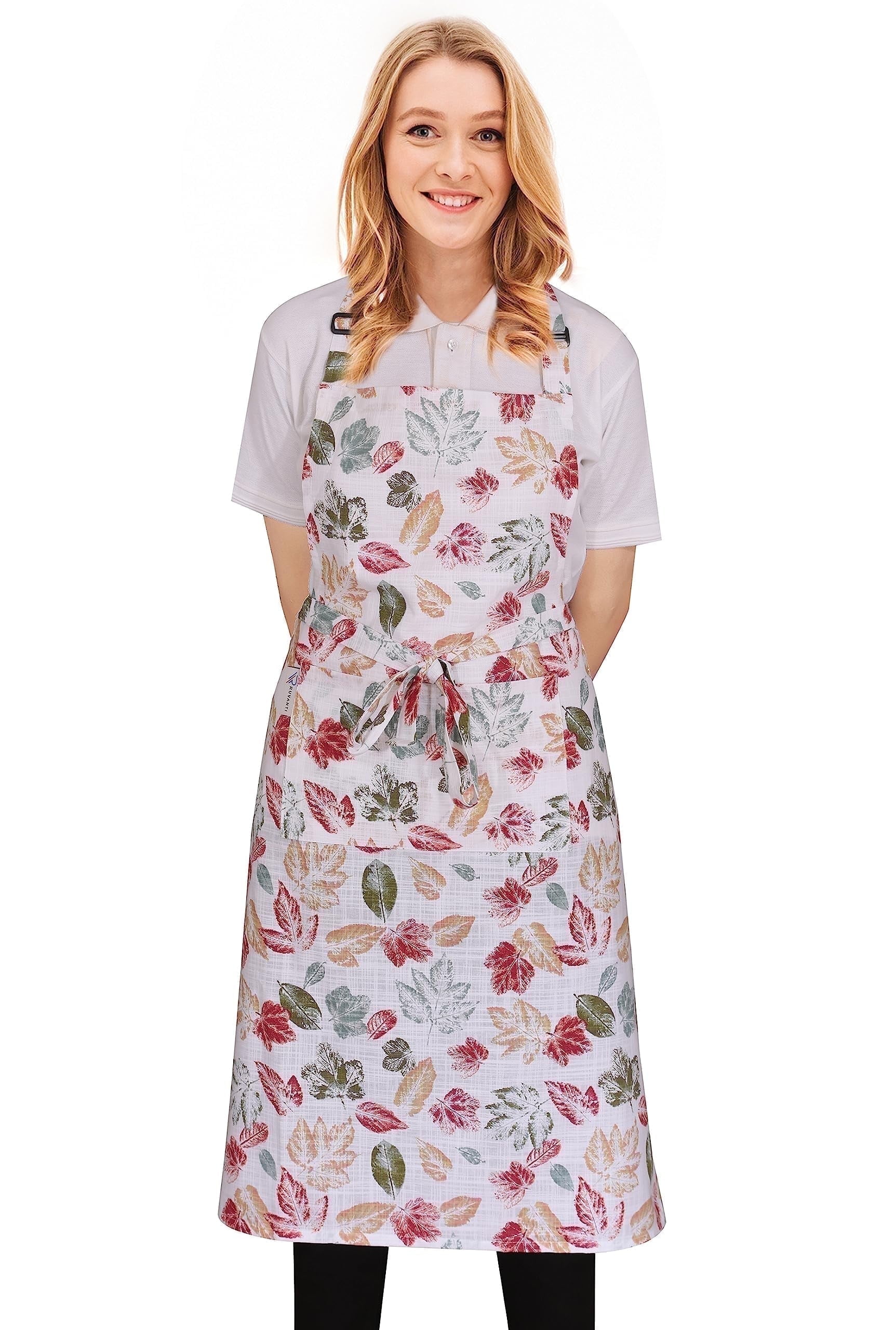 Ruvanti Professional Grade Black Aprons For Men/Women Adjustable Neck Strap, Size M To XXL (34"x28") Comfortable & Cotton Enrich BBQ/Chef Apron/Barber Apron/Canvas Apron With 2 Pockets. (2 Pack