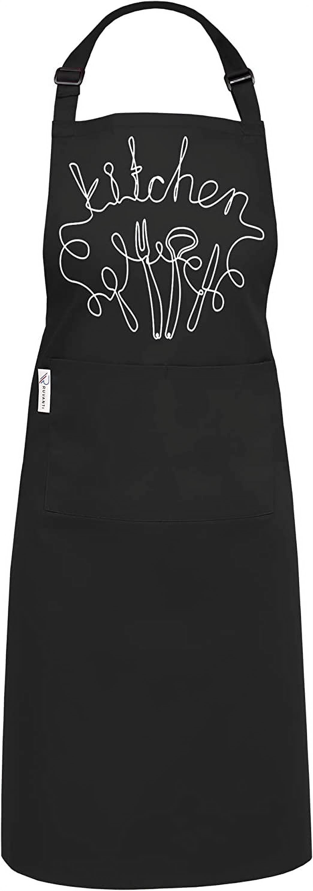 Ruvanti Professional Grade Aprons 100 Cotton 28” x 36” Extra