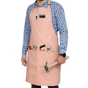 Ruvanti Professional Grade Durable Extra Large XXL Men/Women Aprons for Cooking BBQ Work Chef Apron