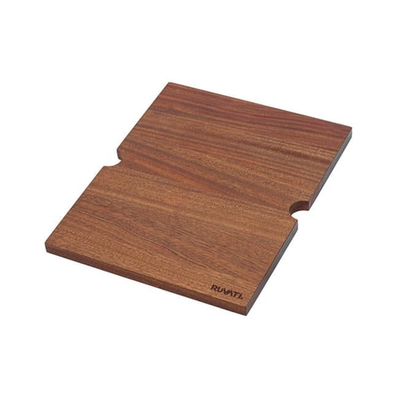 Ruvati USA RVA1204 12.5 x 17 in. Solid Wood Replacement Cutting Board Sink Cover for Workstation Sink