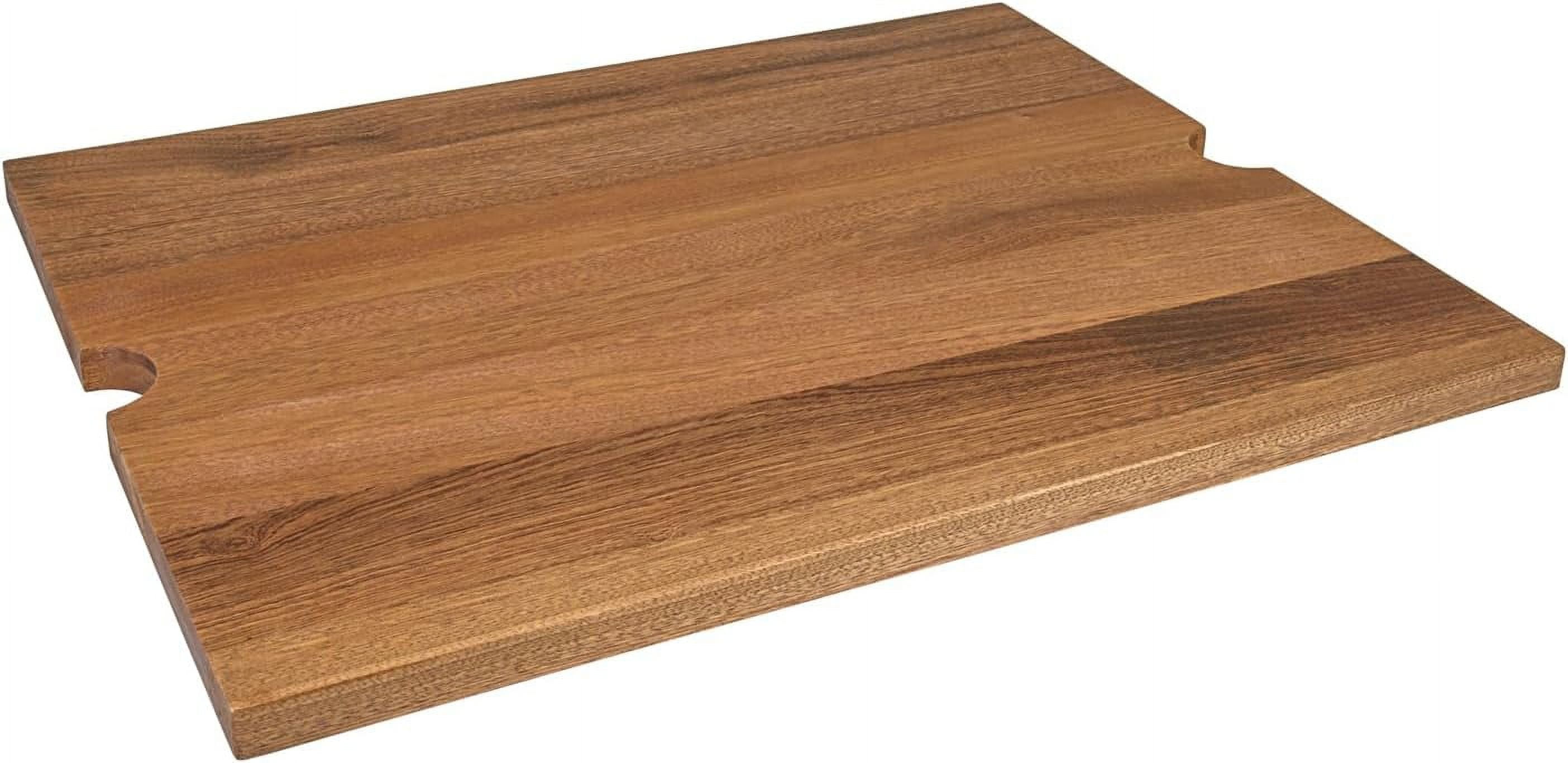 Solid Sapele Wood Rectangular Cutting Board Sink Cover