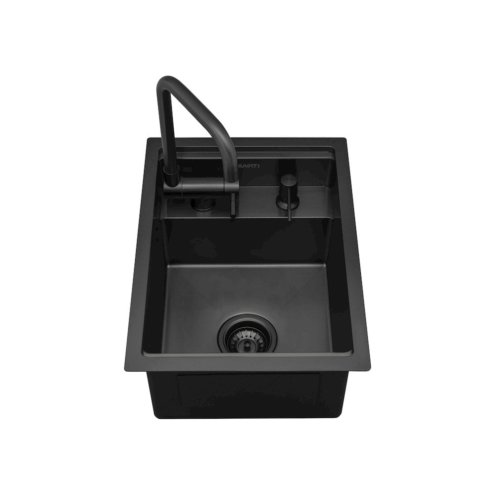 Ruvati 20 inch Gunmetal Black Stainless Steel RV Sink