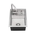 thumbnail image 1 of Ruvati RVH8272ST 20 in. Stainless Steel RV Sink with Concealed Faucet & Soap Dispenser, Silver, 1 of 7