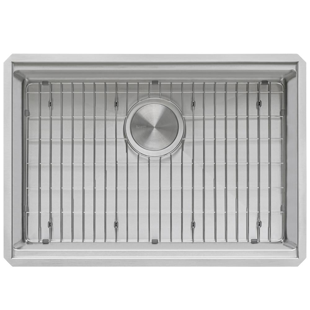 Ruvati 27inch Workstation Rounded Corners Undermount Ledge Kitchen