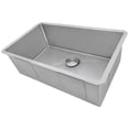 thumbnail image 1 of Ruvati RVH7630 30 in. Scratch Resistant Hex Bottom Embossed Stainless Steel Texture Kitchen Sink, Silver, 1 of 7