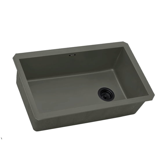 Ruvati 32 x 19 inch epiGranite Undermount Granite Composite Single Bowl Kitchen Sink