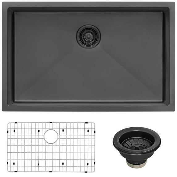 Ruvati 33-inch Undermount Kitchen Sink 16 Gauge Single Bowl