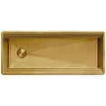 thumbnail image 1 of Ruvati RVH6333GG 45 in. Polished Brass Stainless Steel Workstation Two Tiered Ledge Undermount Kitchen Sink, Matte Gold, 1 of 7