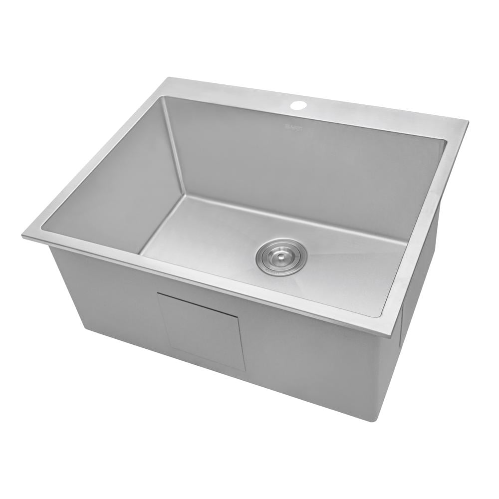 yuri　27cm Ruvati Roma Pro 27 in. Undermount Single Bowl 16-Gauge