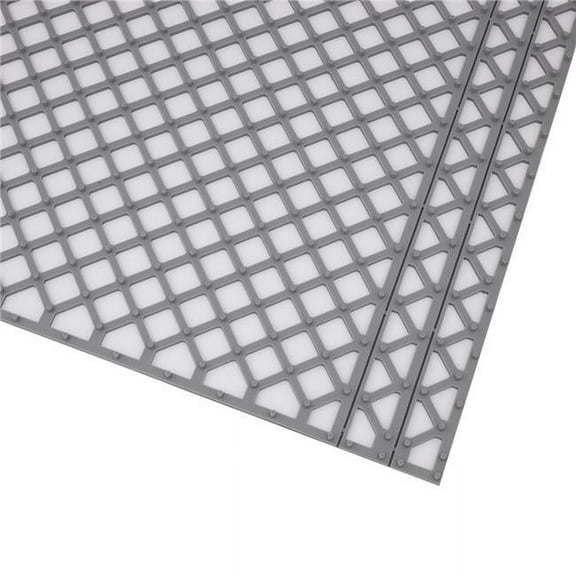 Ruvati RVA48309GR 25.87 x 15.75 in. Silicone Bottom Rinse Grid Sink Mat, Gray