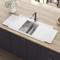 thumbnail image 1 of Ruvati 34 inch epiGranite Topmount Workstation Ledge Kitchen Sink, 1 of 12