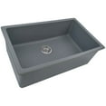 thumbnail image 1 of Ruvati 30-inch Fireclay Undermount / Drop-in Topmount Kitchen Sink Single Bowl, 1 of 7