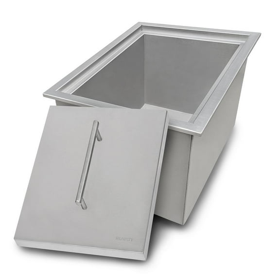 Ruvati Sink 15 x 20 inch Outdoor BBQ Marine Grade T-316 Topmount