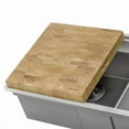 thumbnail image 1 of Ruvati USA RVA2445OAK 17 x 16 in. Thick End-Grain French Oak Butcher Block Solid Wood Cutting Board - Large, 1 of 7
