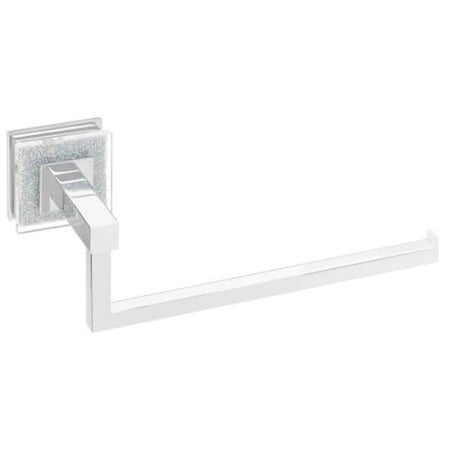 Ruvati RVA5005 Valencia Towel Ring Luxury Bathroom Accessory - Crystal & Chrome