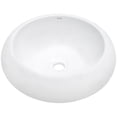 thumbnail image 1 of Ruvati Rvb0318 Vista 18" Round Porcelain Vessel Bathroom Sink - White, 1 of 7
