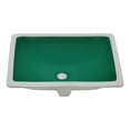 thumbnail image 1 of Ruvati 17 x 12 inch Undermount Bathroom Vanity Sink Emerald Green, 1 of 6