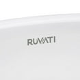 thumbnail image 1 of Ruvati RVB0718 Krona 18-1/2" Rectangular Porcelain Undermount Bathroom Sink - White, 1 of 7