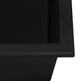 thumbnail image 1 of Ruvati Drop-in Topmount Granite Composite Single Bowl Kitchen Sink - Midnight Black, 1 of 6