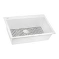 thumbnail image 1 of Ruvati Drop-in Topmount Granite Composite Single Bowl Kitchen Sink - Arctic White, 1 of 13