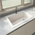 thumbnail image 1 of Ruvati 33 x 22 inch epiGranite Drop-in Topmount Single Bowl Kitchen Sink, 1 of 11
