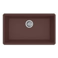 thumbnail image 1 of Ruvati RVG2080ES 32 x 19 in. Granite Composite Undermount Single Bowl Kitchen Sink, Espresso Brown, 1 of 7