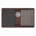 thumbnail image 1 of Ruvati RVG2306ES 33 in. Granite Composite Undermount Workstation Kitchen Sink, Espresso Brown, 1 of 7