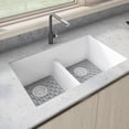 thumbnail image 1 of Ruvati RVG2385WH 33 x 19 inch Undermount Arctic White Bowl Kitchen Sink, 1 of 7