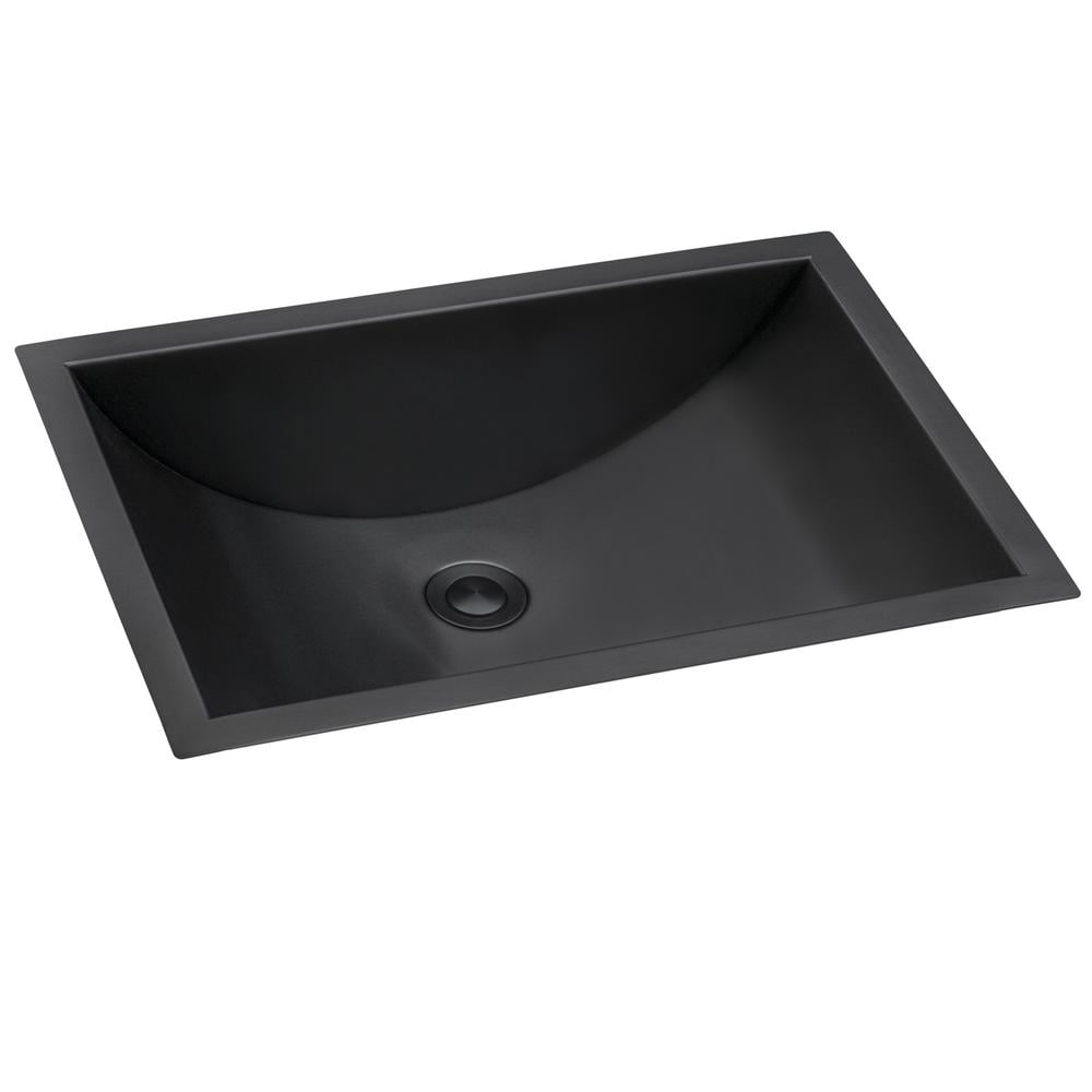 Ruvati 18 x 12 inch Stainless Steel Rectangular Bathroom Sink Undermount