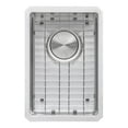 thumbnail image 1 of Ruvati 12 inch Undermount Bar Prep Kitchen Sink 16 Gauge Corners Single Bowl, 1 of 10