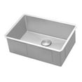 thumbnail image 1 of Ruvati 27-inch Undermount 16 Gauge Kitchen Sink Rounded Corners Single Bowl, 1 of 12