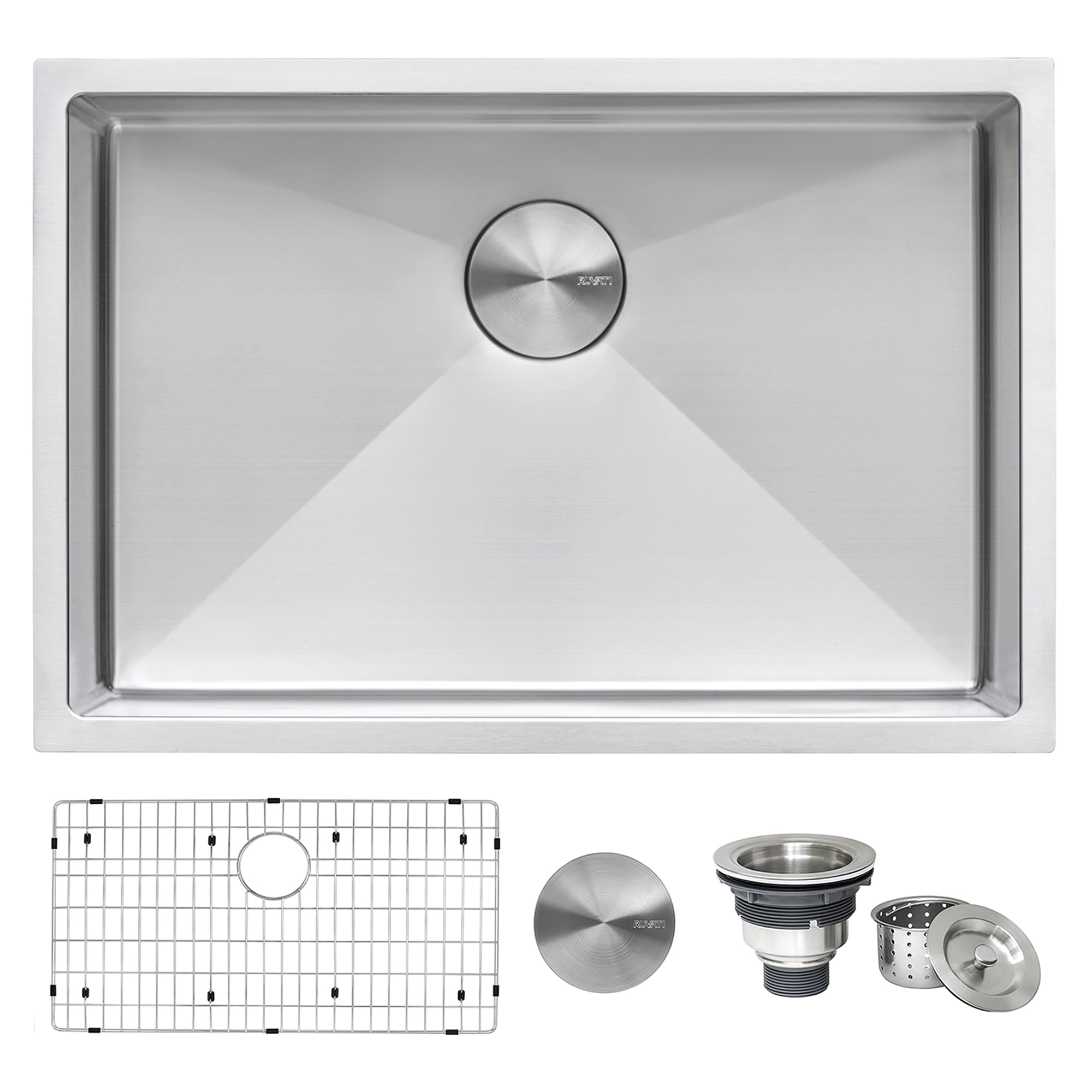 28-Inch Stainless Steel Drop-In Single Bowl Kitchen Sink