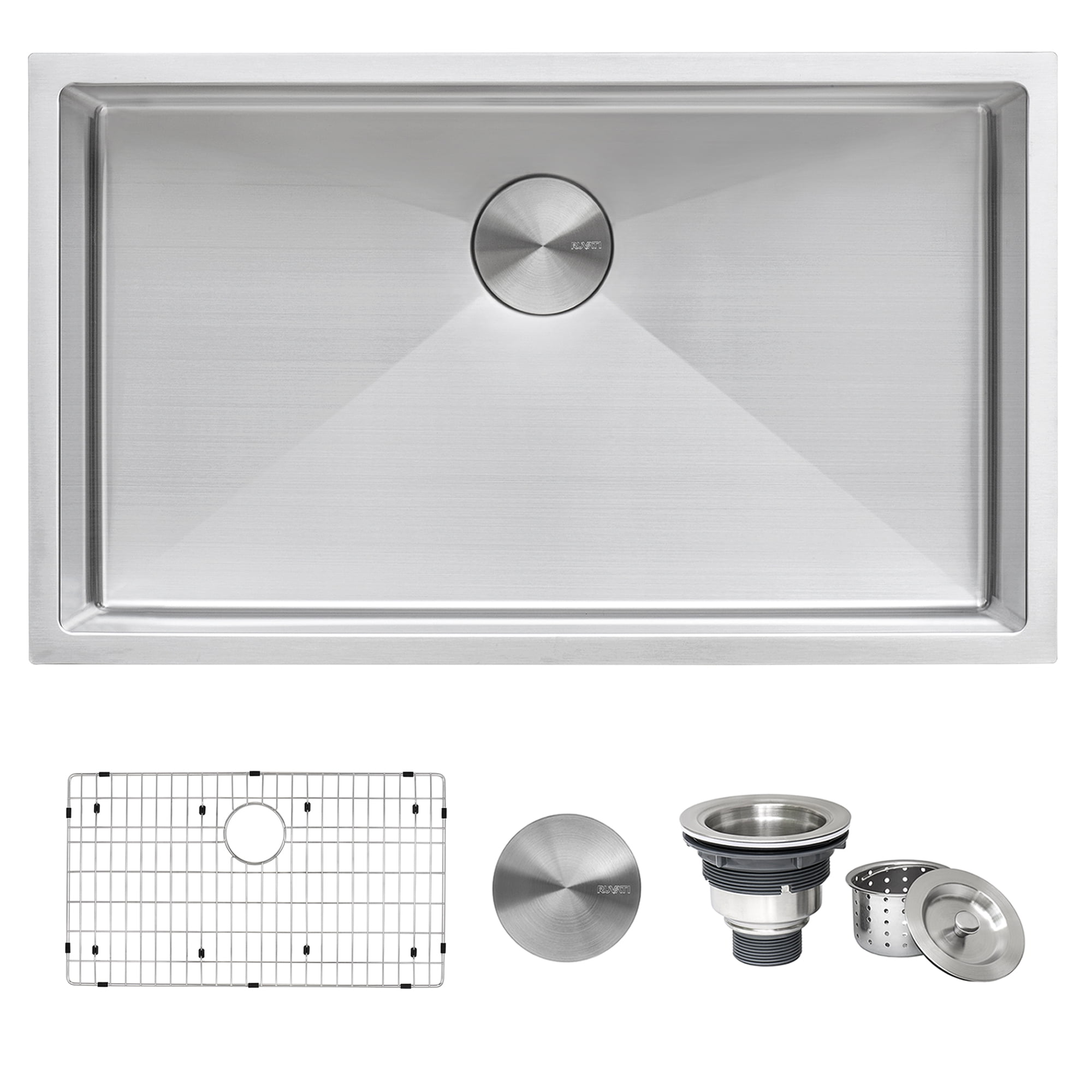 Ruvati 30-inch Stainless Steel Single Bowl Drop-in Kitchen Sink