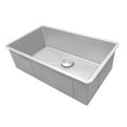 thumbnail image 1 of Ruvati 35-inch Undermount 16 Gauge Kitchen Sink Single Bowl, 1 of 10