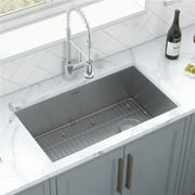 Ruvati Rvh7490 Gravena 32" Undermount Single Basin 16 Gauge Stainless Steel Kitchen Sink -