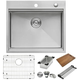 Ruvati 30-inch Slope Bottom Offset Drain Undermount Kitchen Sink Single  Bowl Stainless Steel - RVH7480 - Ruvati USA