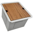thumbnail image 1 of Ruvati 13 in Workstation Prep Sink with Cover Undermount 16 Gauge Single Bowl, 1 of 11