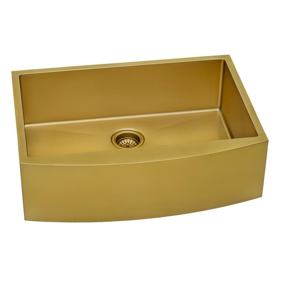 Ruvati 30-inch Apron-Front Farmhouse Kitchen Sink Single Bowl