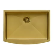 Ruvati Rvh9880 Terraza 36 Farmhouse Apron-Front Single Basin Stainless Steel Kitchen Sink
