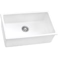 thumbnail image 1 of Ruvati RVL3030WH 30-inch Undermount / Drop-in Topmount Kitchen Sink - White, 1 of 7